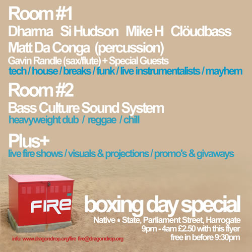 FIRE XXVII flyer (back)