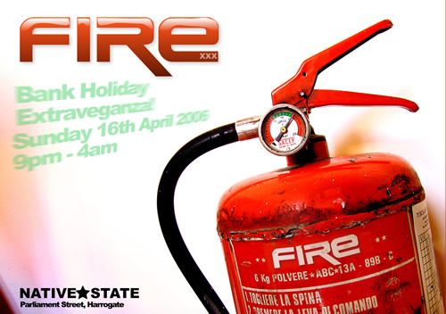 FIRE XXX flyer