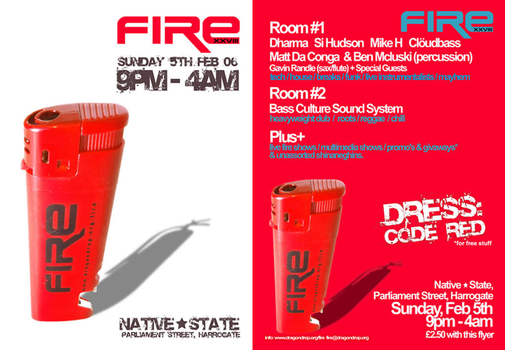 FIRE XXVIII flyer