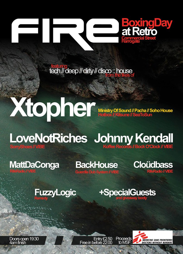 FIRE :: Boxing Day 2015 flyer