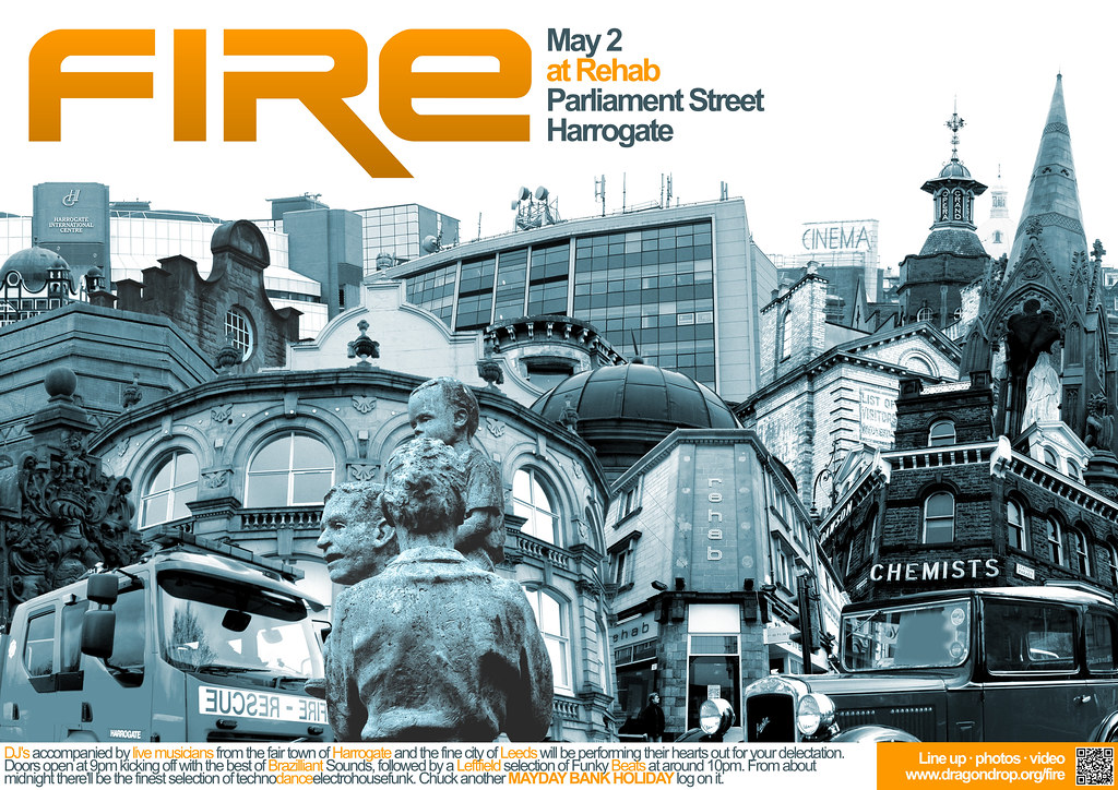VOTE FIRE flyer