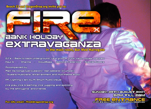 FIRE X flyer (back)