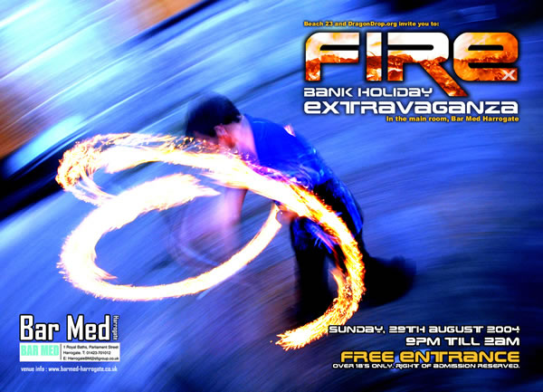 FIRE X flyer (front)