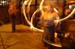 Thumbnail of fire trails at night on an orange-lit terrace