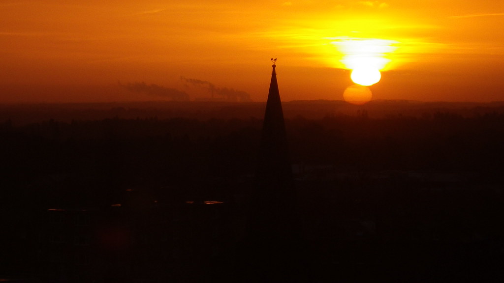 Sun rise this morning