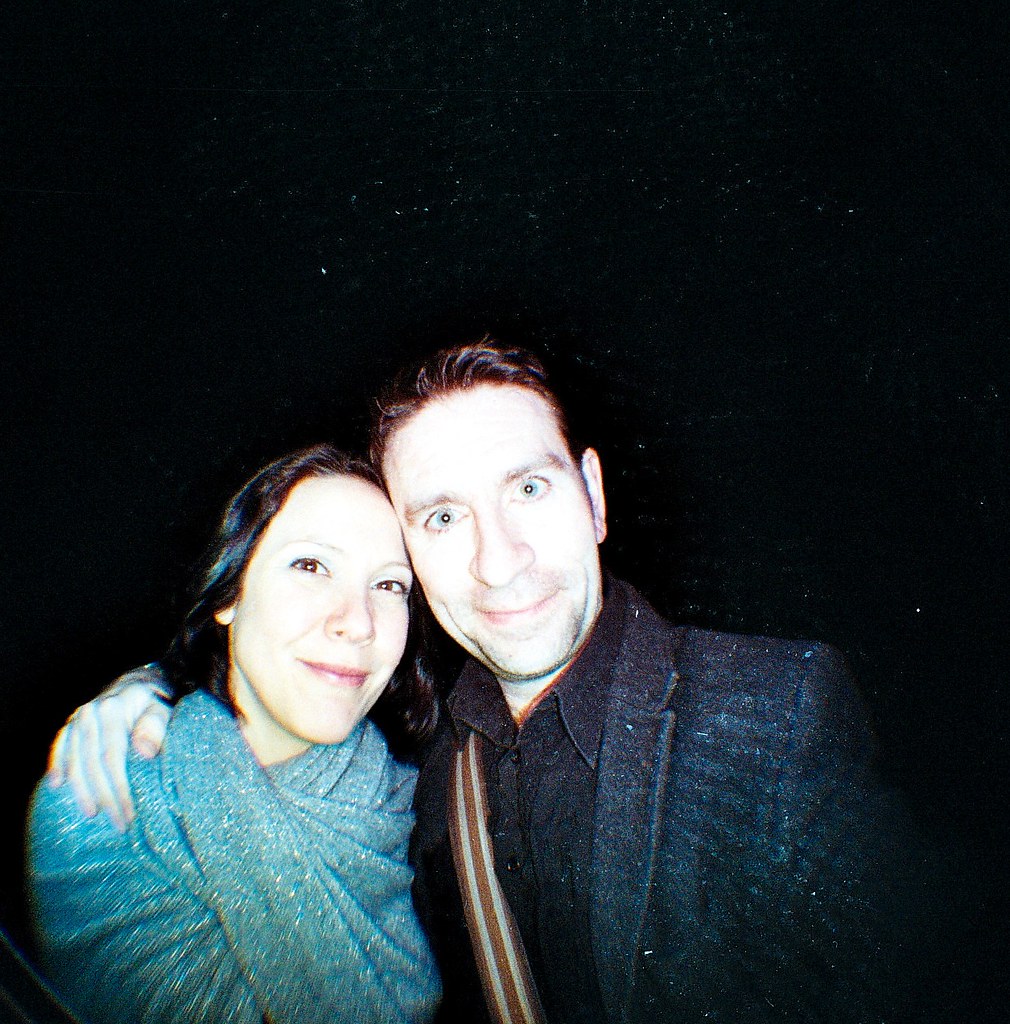 My lovely wife, and I