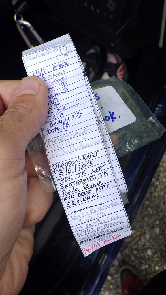 Sophie's Cache Logbook