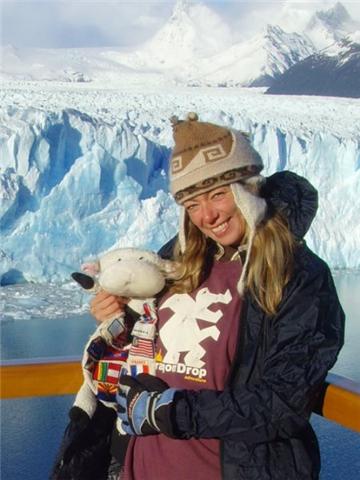 Alison, Perito Moreno glacier, Patagonia
