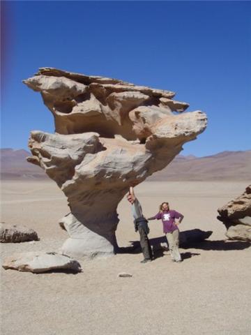 Alison, Siloli desert, Patagonia — November 2009