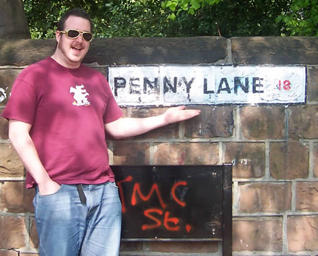 Adz, Penny Lane, Liverpool, May 2004