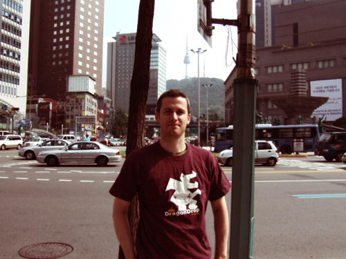 Jamie in Seoul, Korea, Dec 2007