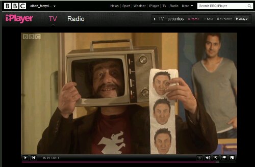 Bernie on the Lee Mack show